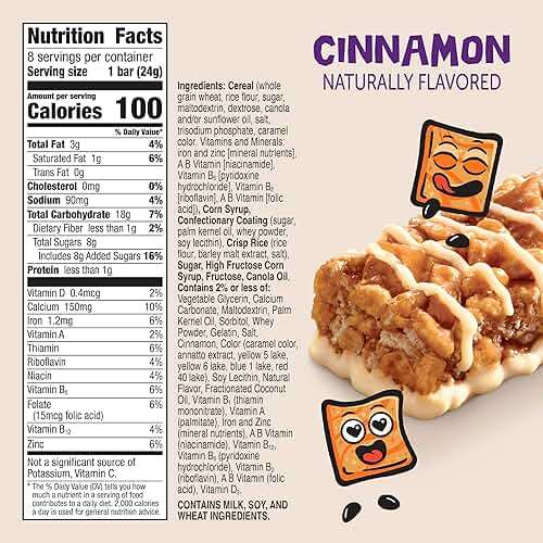 Cinnamon Toast Crunch Cereal Treat Bars, Snack Bars, 8 Ct, 6.8 oz - Image 2