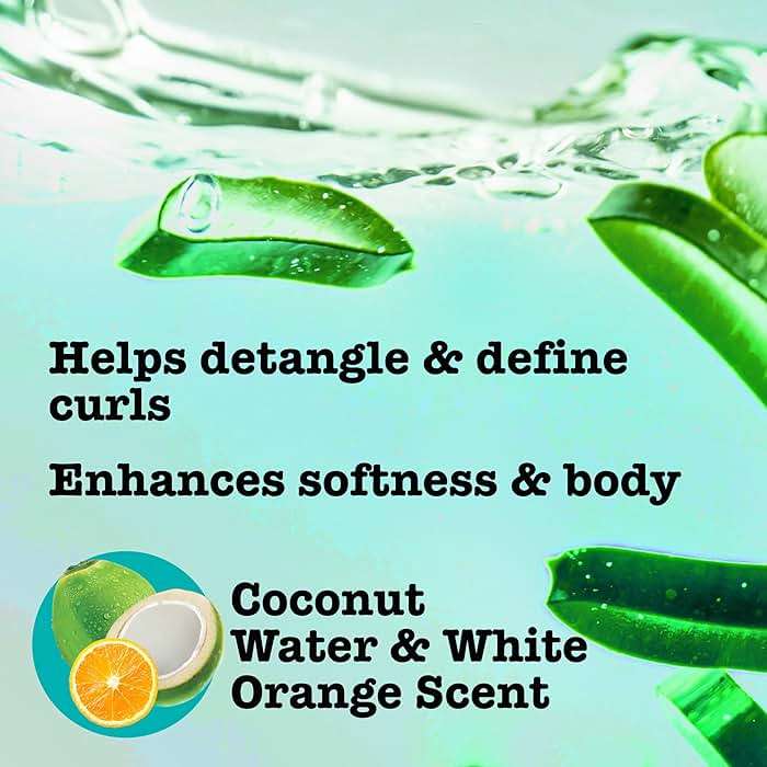 Maui Moisture Curl Quench + Coconut Oil Hydrating Curl Cream Smoothie, Curly Hair Styling Cream with Coconut Oil & Papaya Butter Helps Tame Frizz & Enhance Softness, Silicone Free, 12 oz - Image 3