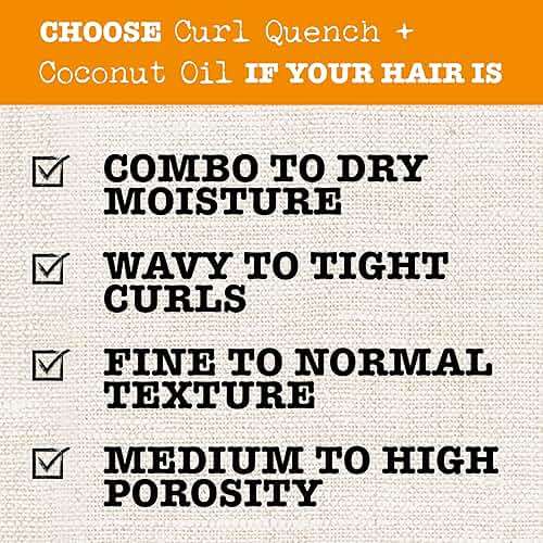 Maui Moisture Curl Quench + Coconut Oil Hydrating Curl Cream Smoothie, Curly Hair Styling Cream with Coconut Oil & Papaya Butter Helps Tame Frizz & Enhance Softness, Silicone Free, 12 oz - Image 4
