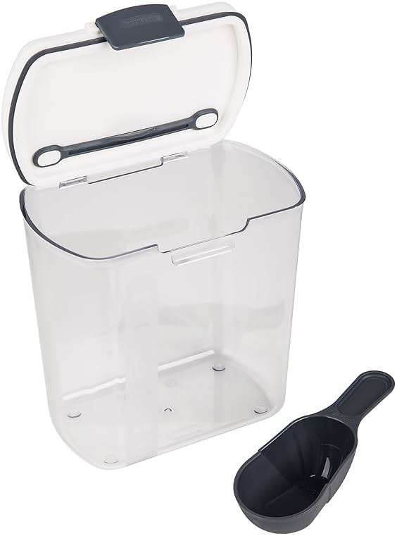 ProKeeper 2.5-Quart Grain Storage Container with Hinged Lid, Clear – BPA-Free, Airtight Seal, 5.5 x 7.65 x 7.25" - Image 6