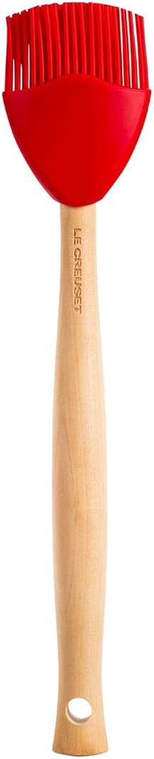 Le Creuset Silicone Craft Series Basting Brush, 10 1/2" x 2 1/8", Cerise - Image 1