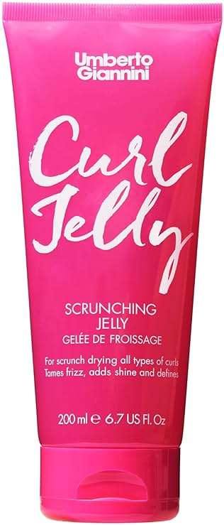 Umberto Giannini Curl Jelly Scrunching Jelly 6.7 fl Oz - Frizz Solution Defining Hair Gel for 2a-4c Curly, Wavy, Coily Hair - Vegan & Cruelty-Free - Image 1