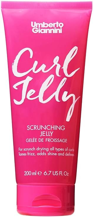 Umberto Giannini Curl Jelly Scrunching Jelly 6.7 fl Oz - Frizz Solution Defining Hair Gel for 2a-4c Curly, Wavy, Coily Hair - Vegan & Cruelty-Free - Product Image