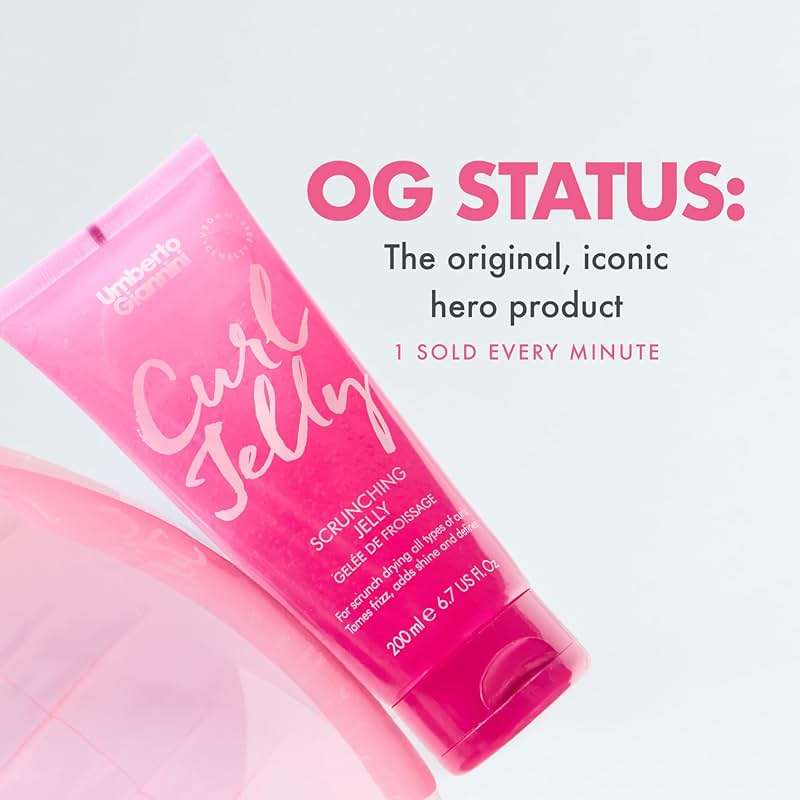 Umberto Giannini Curl Jelly Scrunching Jelly 6.7 fl Oz - Frizz Solution Defining Hair Gel for 2a-4c Curly, Wavy, Coily Hair - Vegan & Cruelty-Free - Image 8