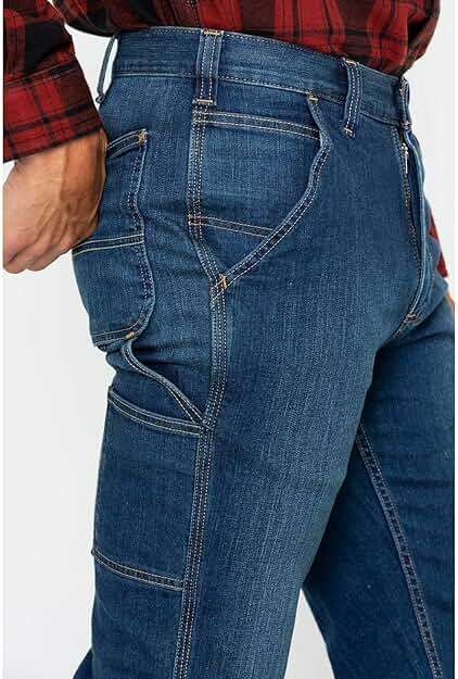 Carhartt Men's Rugged Flex Relaxed Fit Utility Jean - Image 4