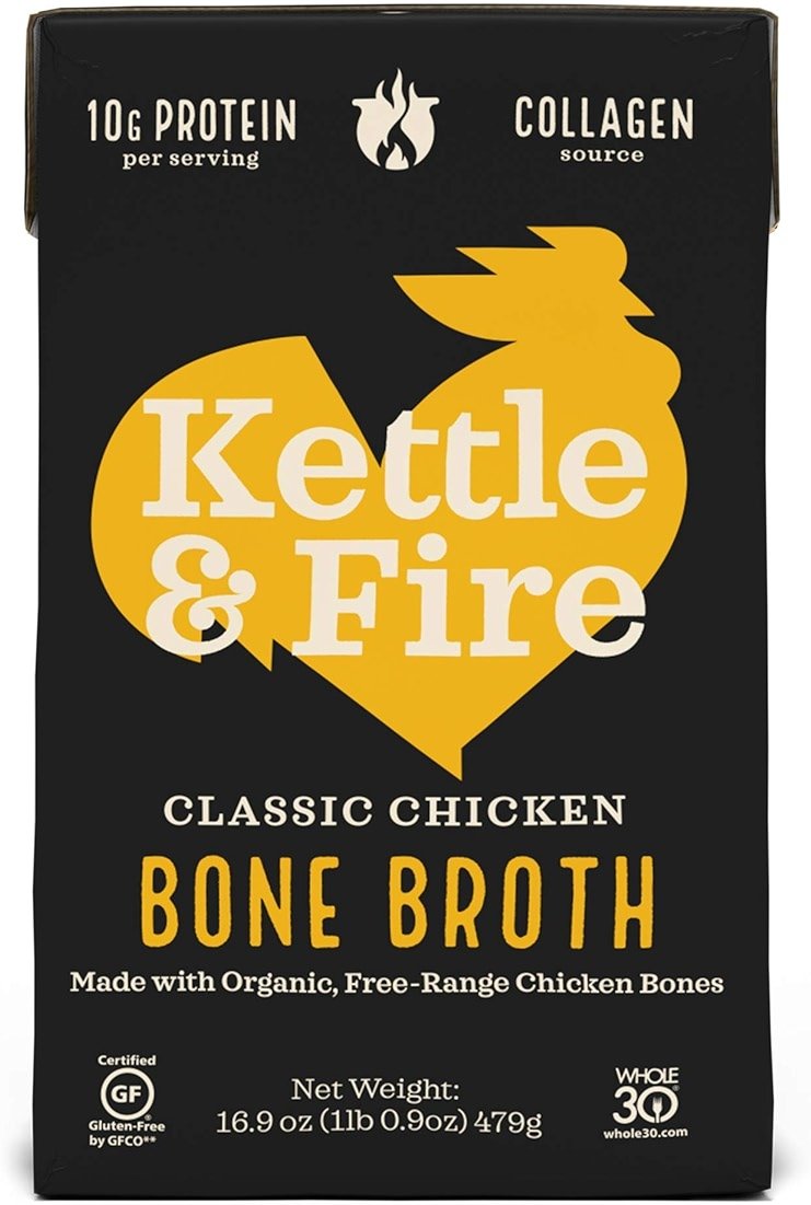 Kettle & Fire, Bone Broth, Chicken, 16.9 Oz - Product Image