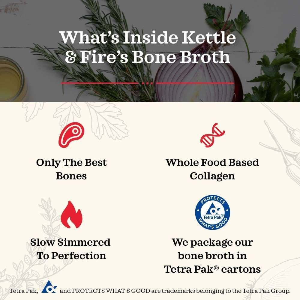Kettle & Fire, Bone Broth, Chicken, 16.9 Oz - Image 5