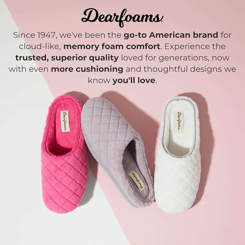 Leslie Terry Clog House Shoes with Memory Foam, Indoor Slippers with Wide Widths - Image 4
