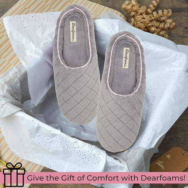 Leslie Terry Clog House Shoes with Memory Foam, Indoor Slippers with Wide Widths - Image 6