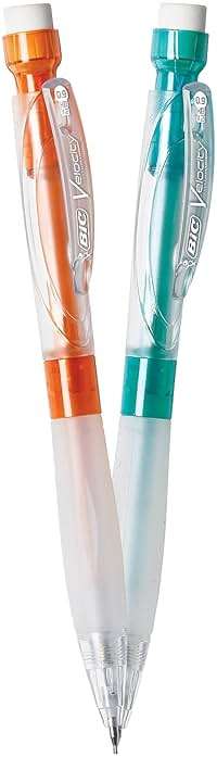 BIC Velocity Max Mechanical Pencils, With Colorful Barrel, Medium Point (0.7mm), 2-Count Pack Mechanical Pencils With Erasers and Lead Refills - Image 4