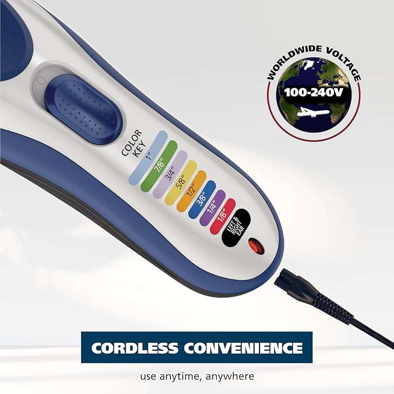 Wahl Color Pro Cordless Rechargeable Hair Clipper & Trimmer – Easy Color-Coded Guide Combs - for Men, Women, & Children – Model 9649P - Image 7