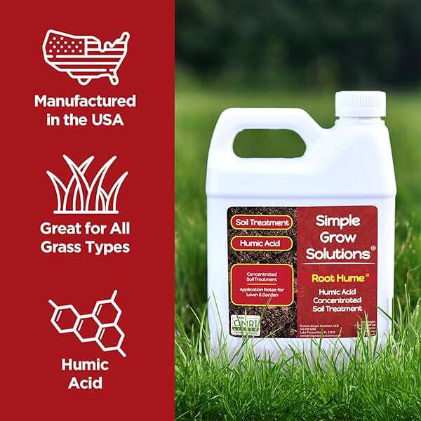Raw Organic Soil Conditioner- Root Hume- Simple Grow Solutions- Natural Plant & Lawn Treatment- Nutrient Food Enhancer- Concentrated Liquid Humic - Grass, Tomatoes, Citrus, Flowers, Vegetables - Image 4