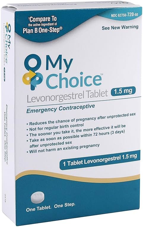 Ohm My Choice Emergency Contraceptive Pill. A Safe and Effective Way to Lower Your Chances to get Pregnant After unprotected Sex. Active Ingredient Levonorgestrel Tablet 1.5mg - Product Image