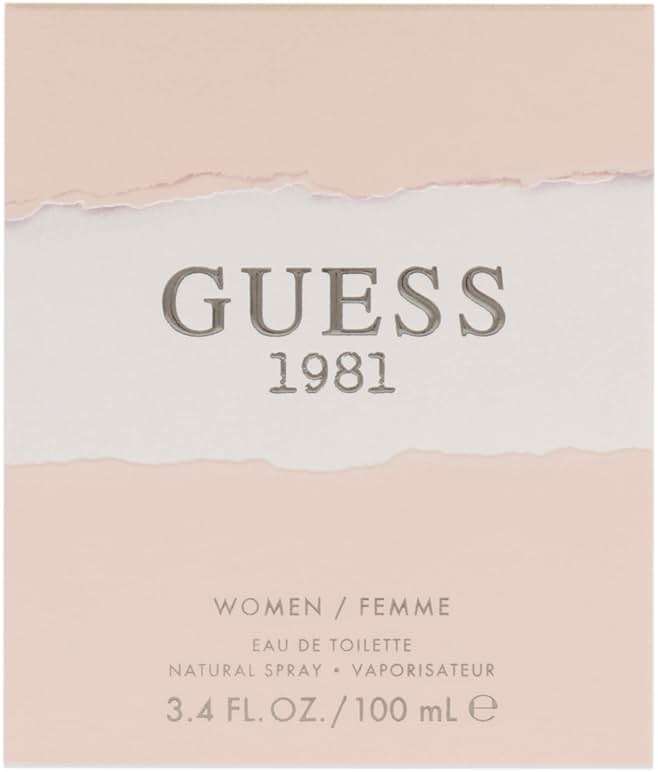 Guess 1981 Eau De Toilette Perfume Spray for Women, 3.4 Fl. Oz. - Image 2
