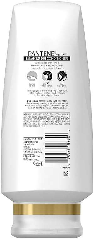 Pantene Pro-V Radiant Color Shine Conditioner, 17.7 Fl Oz - Image 2