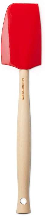 Le Creuset Silicone Craft Series Medium Spatula, 11 1/8" x 2 1/4", Cerise - Image 1