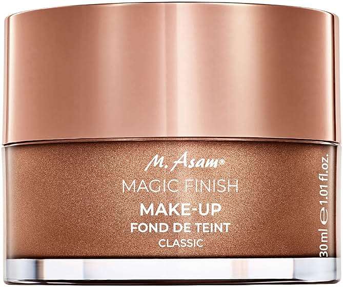 M. Asam Magic Finish Make-Up Mousse (1.01 Fl Oz) – 4in1 Primer, Foundation, Concealer & Powder With Buildable Coverage, Hides Redness And Dark Spots, Vegan, For Light To Medium Skin Tones - Image 1