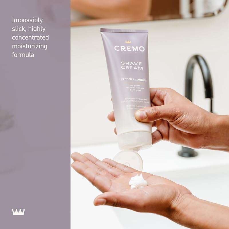 Cremo Women’s Shaving Cream Sensitive Skin, Moisturizing, French Lavender, Ultra-Slick Shave Cream for Women, Fights Nicks, Cuts and Razor Burn, 6 Fl Oz - Image 4