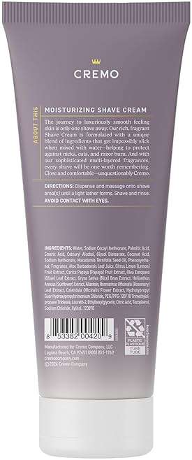 Cremo Women’s Shaving Cream Sensitive Skin, Moisturizing, French Lavender, Ultra-Slick Shave Cream for Women, Fights Nicks, Cuts and Razor Burn, 6 Fl Oz - Image 6