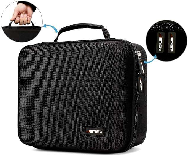 JSVER Hard Travel Storage Case For Meta Quest 3S Carrying Case for Oculus Quest 3S/ Quest 3/Quest 2/ Quest/Oculus Go/Samsung Gear Virtual Reality Headset Gamepad Game Controller Kit - Image 6