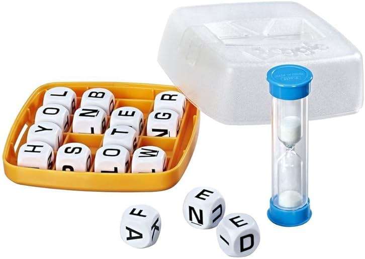 Hasbro Gaming Boggle Classic Game | Word Search Games | Ages 8+ | 1 or More Players | Portable Travel Size | Fun Family Dice Games for Adults and Kids - Image 2