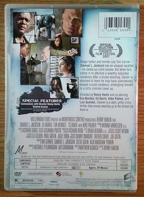 Cleaner (DVD, 2008) Samuel L Jackson, Ed Harris, Eva Mendez - Image 2