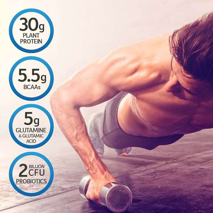 Garden of Life Organic Vegan Protein Powder with Probiotics, BCAAs, NSF Certified, Gluten Free & Sport, Non GMO, Sport Protein Powder, 19 Servings, Vanilla - Image 2