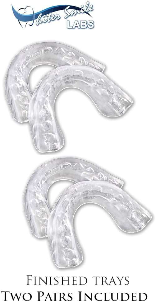 Whiter Smile Labs Teeth Whitening Trays - BPA Free - Thin Moldable Mouth Trays Form Perfectly to Each Tooth (4 Trays) - Image 4