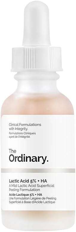 The Ordinary Lactic Acid 5% + Hyaluronic Acid 2%, Gentle Exfoliating Serum for Smoother Skin - Image 1