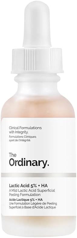 The Ordinary Lactic Acid 5% + Hyaluronic Acid 2%, Gentle Exfoliating Serum for Smoother Skin - Product Image