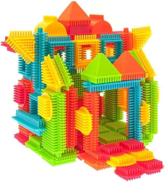 PicassoTiles 120 Piece Hedgehog Interlocking Building Blocks Set | STEM Sensory Construction Toy for Kids 3+ | Creative Open-Ended Learning, Fine Motor Skills - Image 4