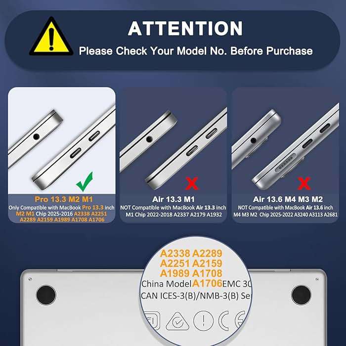 MOSISO Compatible with MacBook Pro 13 inch Case M2 2026 2025 2024 2023 2022-2016 A2338 M1 A2251 A2289 A2159 A1989 A1708 A1706,Plastic Hard Shell&Keyboard Cover&Screen Film&Storage Bag, Black - Image 2
