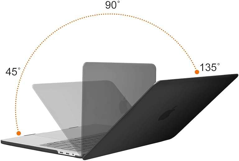 MOSISO Compatible with MacBook Pro 13 inch Case M2 2026 2025 2024 2023 2022-2016 A2338 M1 A2251 A2289 A2159 A1989 A1708 A1706,Plastic Hard Shell&Keyboard Cover&Screen Film&Storage Bag, Black - Image 4