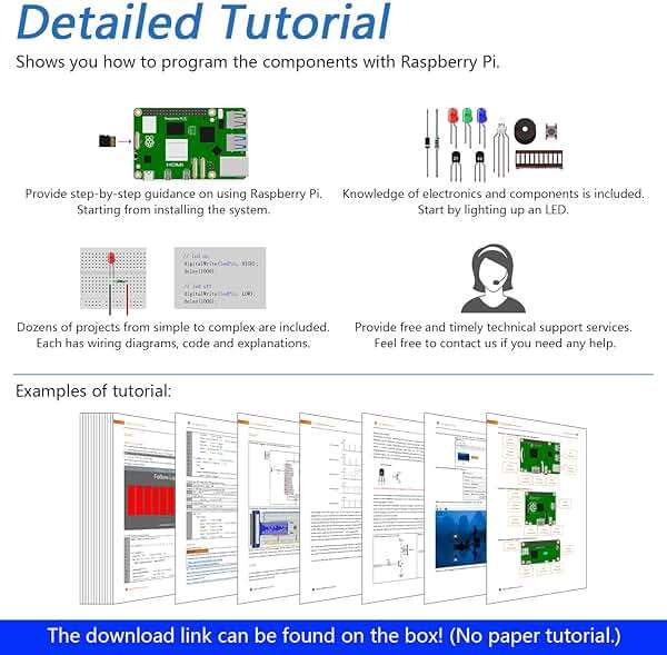 Freenove Ultimate Starter Kit for Raspberry Pi 5 4 B 3 B+ 400 Zero 2 W, 962-Page Detailed Tutorial, Python C Java Scratch Processing Code, 223 Items, 128 Projects (Raspberry Pi NOT Included) - Image 3