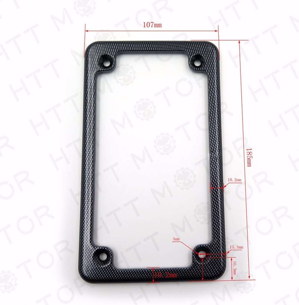 HTTMT MT294-001-CN License Plate Frame - Carbon Fiber - Image 3