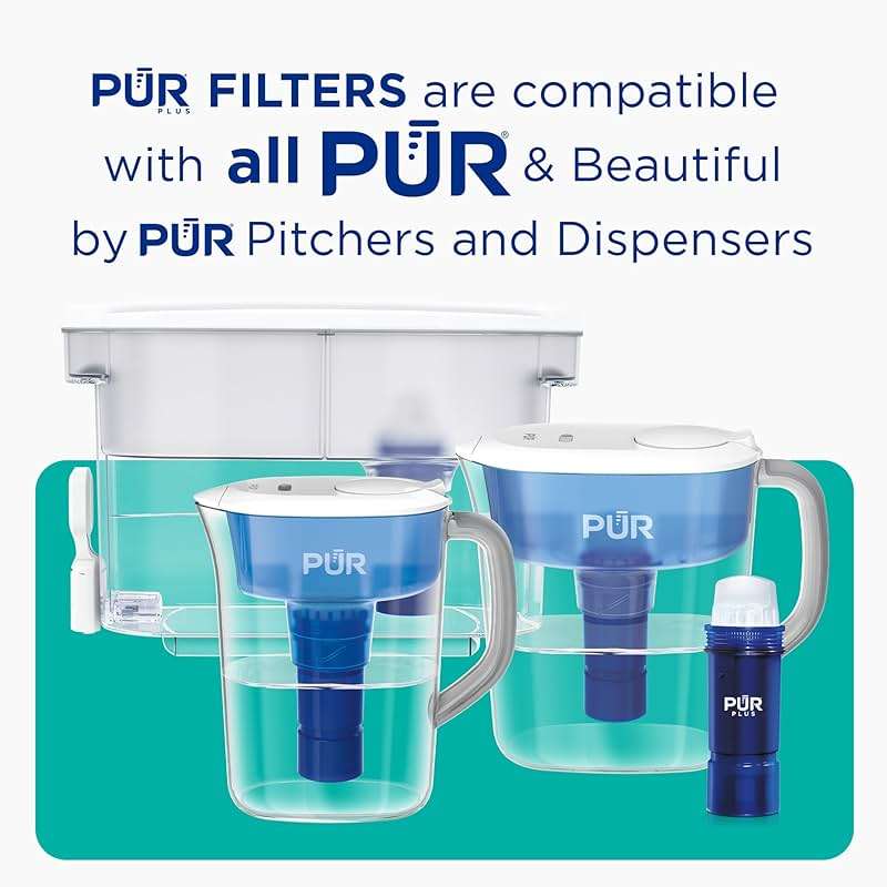 PUR Plus Water Filter Replacement for Pitchers & Dispensers, 6-Month Supply, 3 Count, Blue (PPF951K3) - Image 6