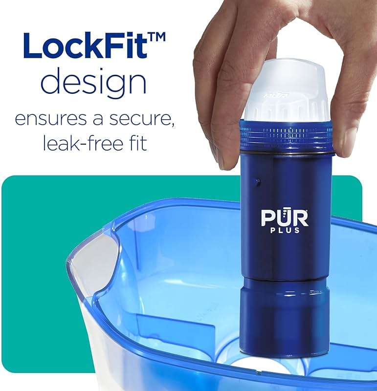 PUR Plus Water Filter Replacement for Pitchers & Dispensers, 6-Month Supply, 3 Count, Blue (PPF951K3) - Image 7
