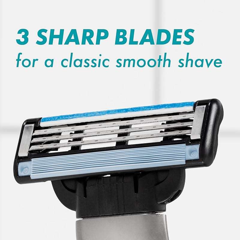 Gillette Mach3 Razor for Men, 1 Razor Handle + 2 Blade Refills - Image 4