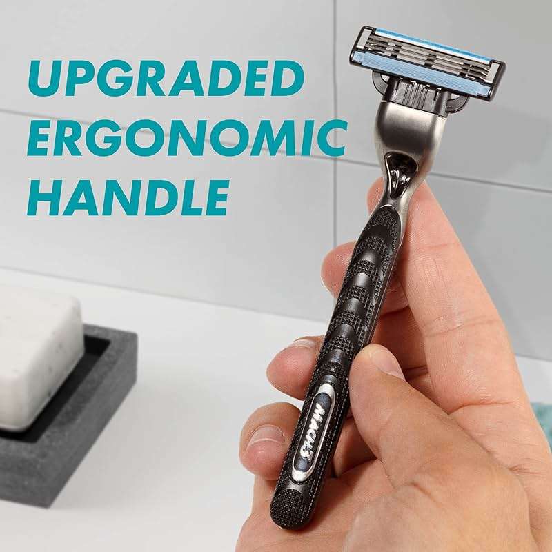 Gillette Mach3 Razor for Men, 1 Razor Handle + 2 Blade Refills - Image 6