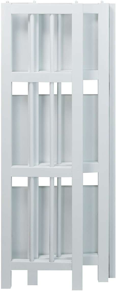 Casual Home 3-Shelf Folding Bookcase, 14" Wide, White - Image 8