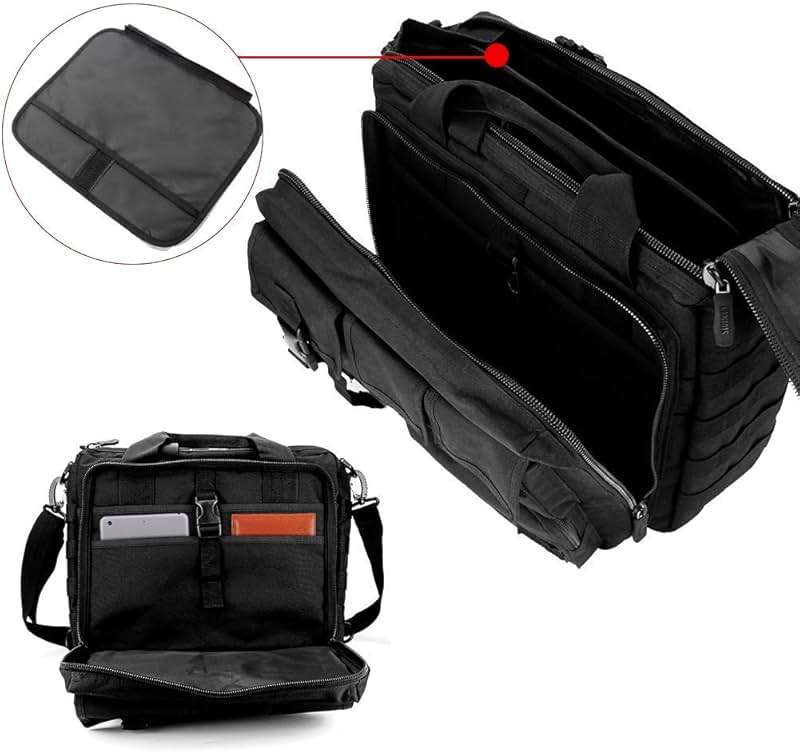 Tactical Briefcase, GES 15.6 Inch Men's Messenger Bag Military Briefcase for Men - Image 5