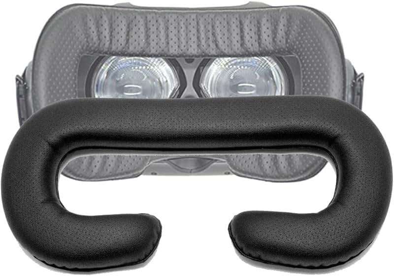 TamBee Vive Sponge Mat Breathable PU Face Foam Replacement Compitable for HTC Vive Headset PU Leather with Holes Eye Mask Black - 12mm (Vive Face Foam) - Product Image