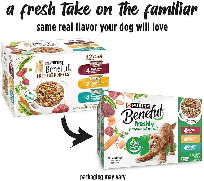 Purina Beneful Gravy Wet Dog Food Variety Pack, Prepared Meals Stew - (12) 10 oz. Tubs - Image 2