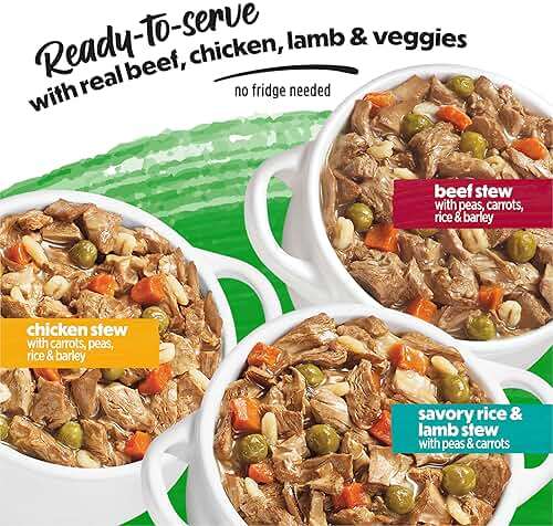 Purina Beneful Gravy Wet Dog Food Variety Pack, Prepared Meals Stew - (12) 10 oz. Tubs - Image 3