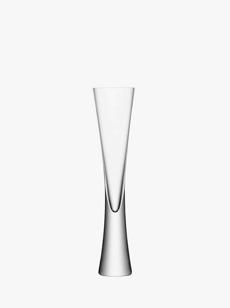 LSA International Moya Champagne Serving Ice Bucket and Flutes 6 oz, Set of 7, Luxury Elegant Curved Mouth Blown Glassware - Image 3
