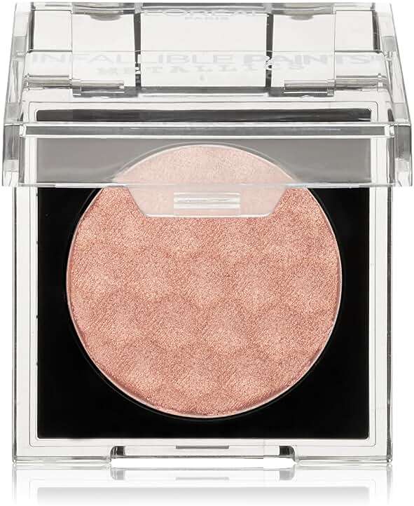 L'Oreal Paris Infallible Paints Eyeshadow Metallics, Rose Chrome, 0.09 oz. - Image 1