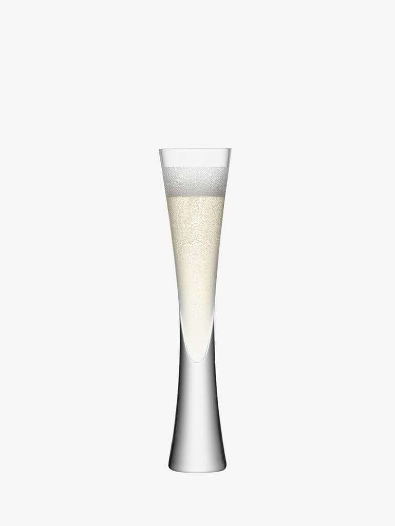 LSA International Moya Grand Champagne Serving Dual Ice Bucket and Flutes 6 oz, Set of 13, Luxury Elegant Curved Mouth Blown Glassware - Image 5
