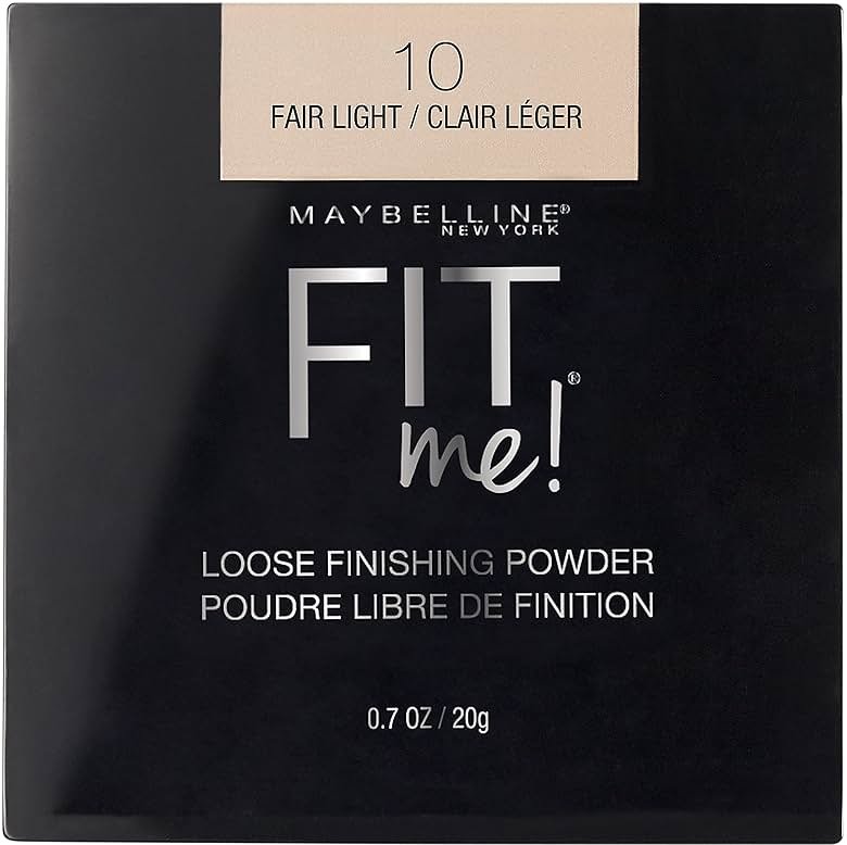 Maybelline Fit Me Loose Setting Powder, Face Powder and Finishing Makeup, Fair Light, 1 Count - Product Image