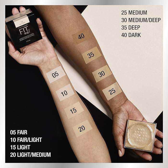 Maybelline Fit Me Loose Setting Powder, Face Powder and Finishing Makeup, Fair Light, 1 Count - Image 4