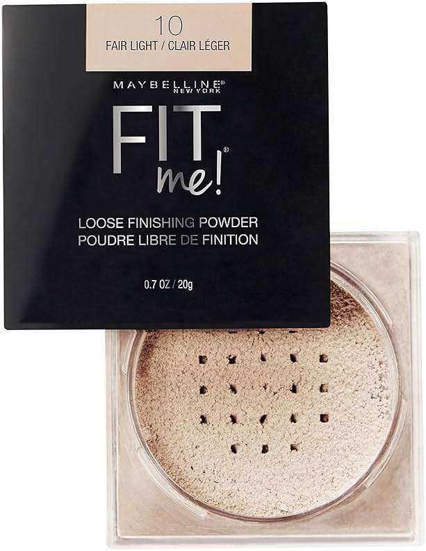Maybelline Fit Me Loose Setting Powder, Face Powder and Finishing Makeup, Fair Light, 1 Count - Image 6